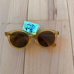 Children’s Yellow Round Sunglasses